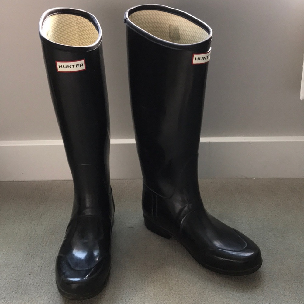 Black Hunter Regent boot! Perfect for rain/snow!